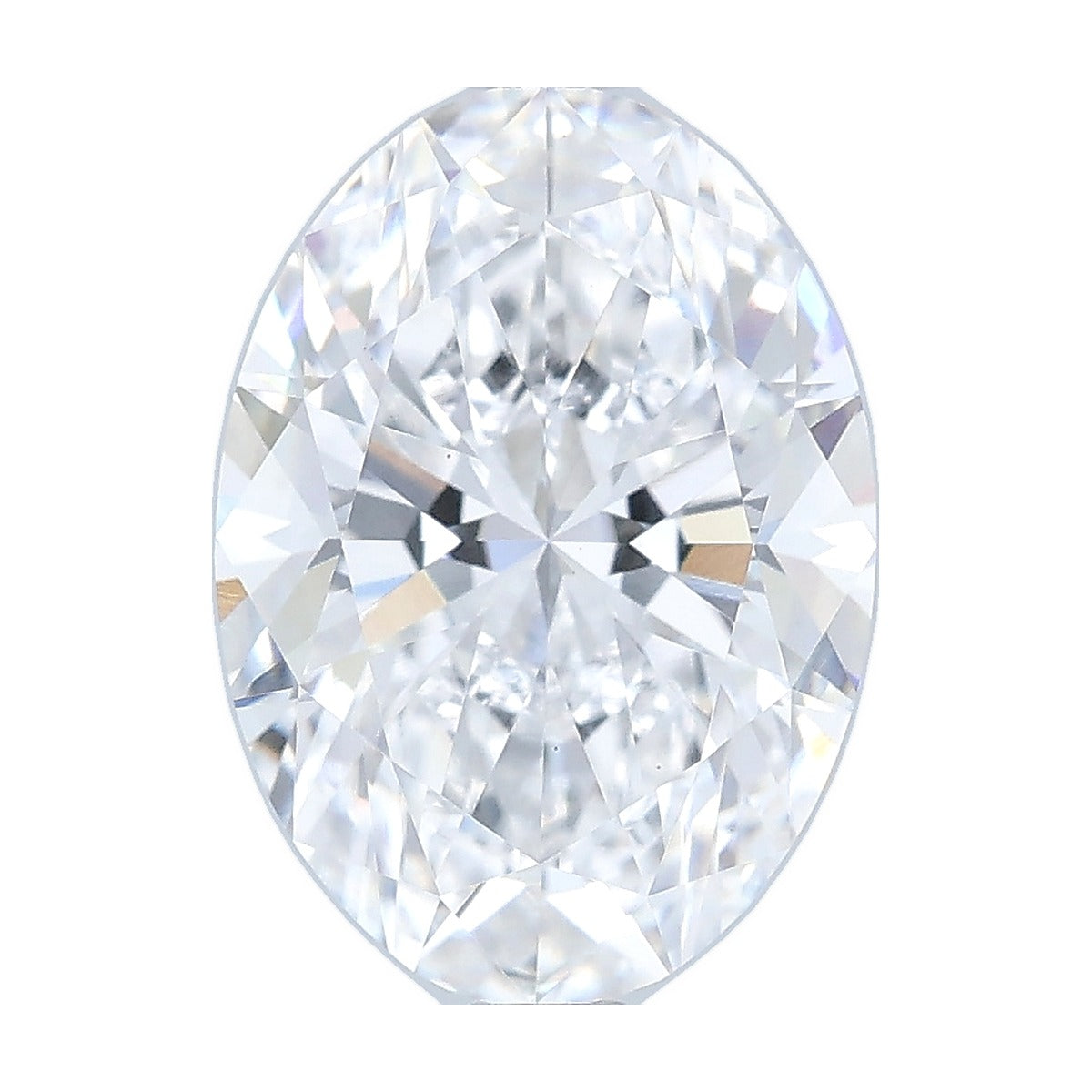 3.06 ct oval lab-grown diamond, D color, VS1 clarity, IGI certified, still from its 360° video