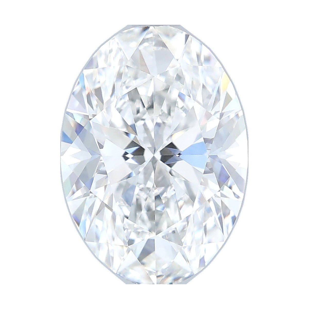 3.06 ct oval lab-grown diamond, E color, VVS2 clarity, IGI certified, still from its 360° video