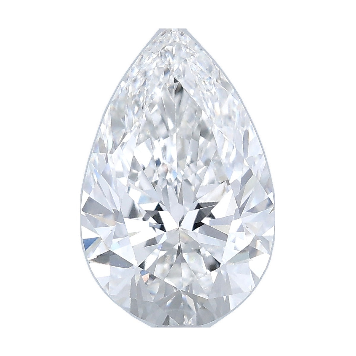 3.06 ct pear lab-grown diamond, E color, VVS1 clarity, IGI certified, still from its 360° video