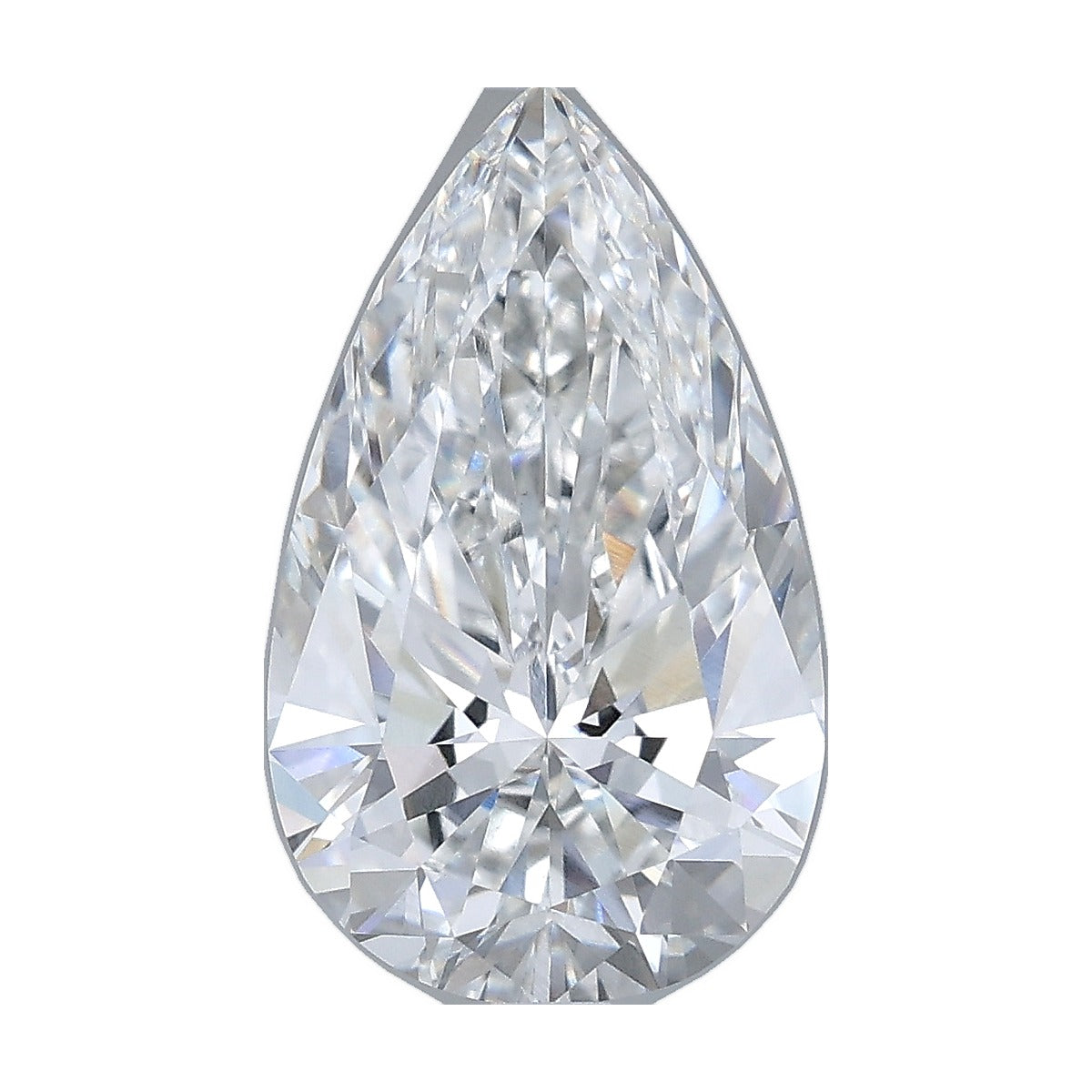 3.06 ct pear lab-grown diamond, E color, VVS2 clarity, IGI certified, still from its 360° video