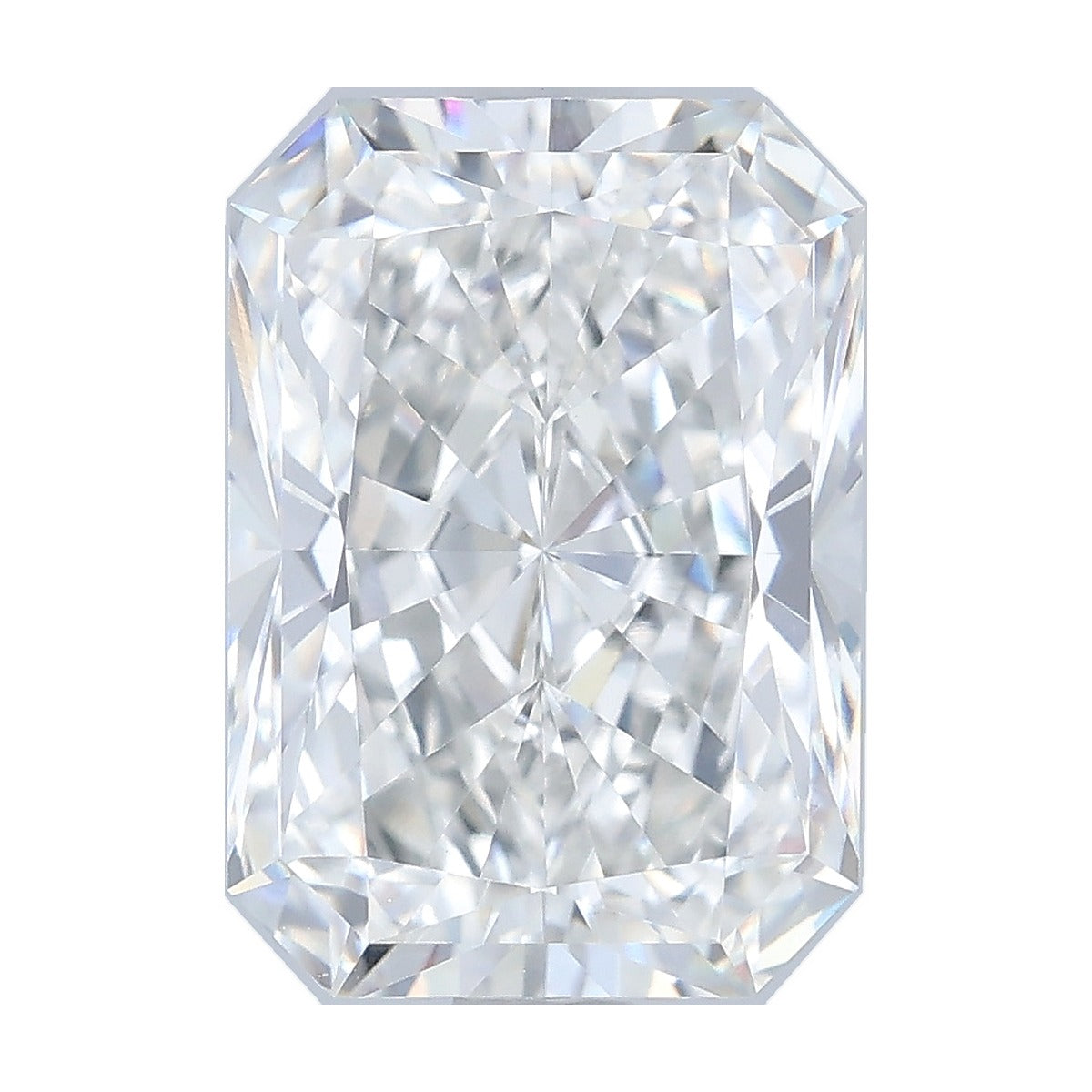 3.06 ct radiant lab-grown diamond, F color, VVS2 clarity, IGI certified, still from its 360° video