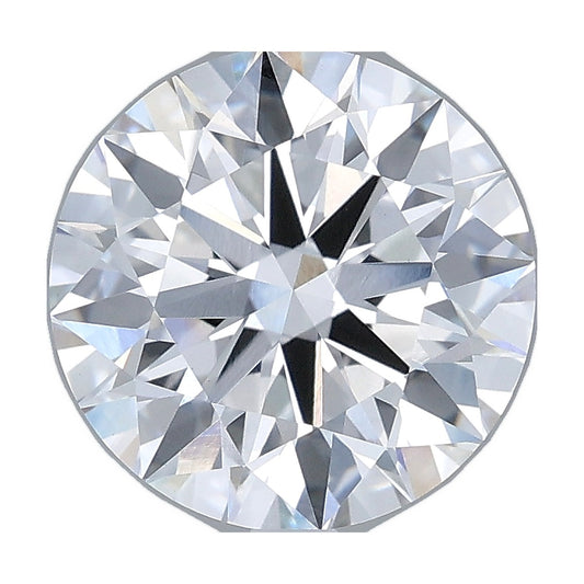 3.06 ct round lab-grown diamond, D color, VVS2 clarity, IGI certified, still from its 360° video