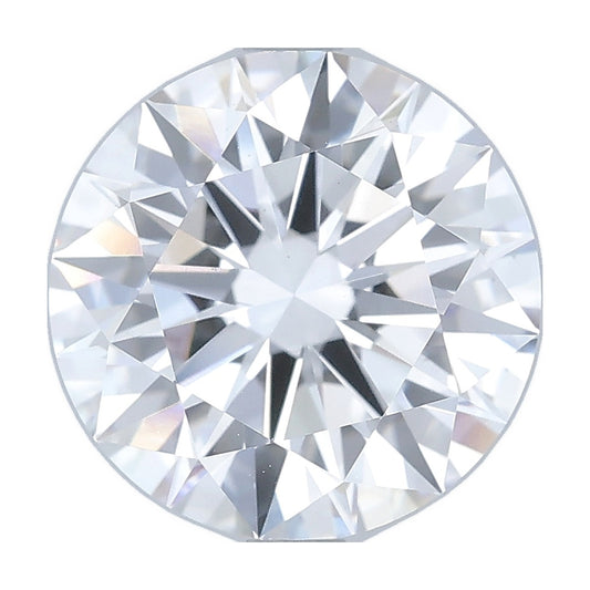3.06 ct round lab-grown diamond, E color, VS2 clarity, IGI certified, still from its 360° video