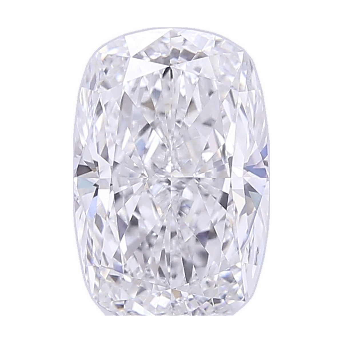 3.07 ct elongated cushion lab-grown diamond, D color, VVS1 clarity, IGI certified, still from its 360° video