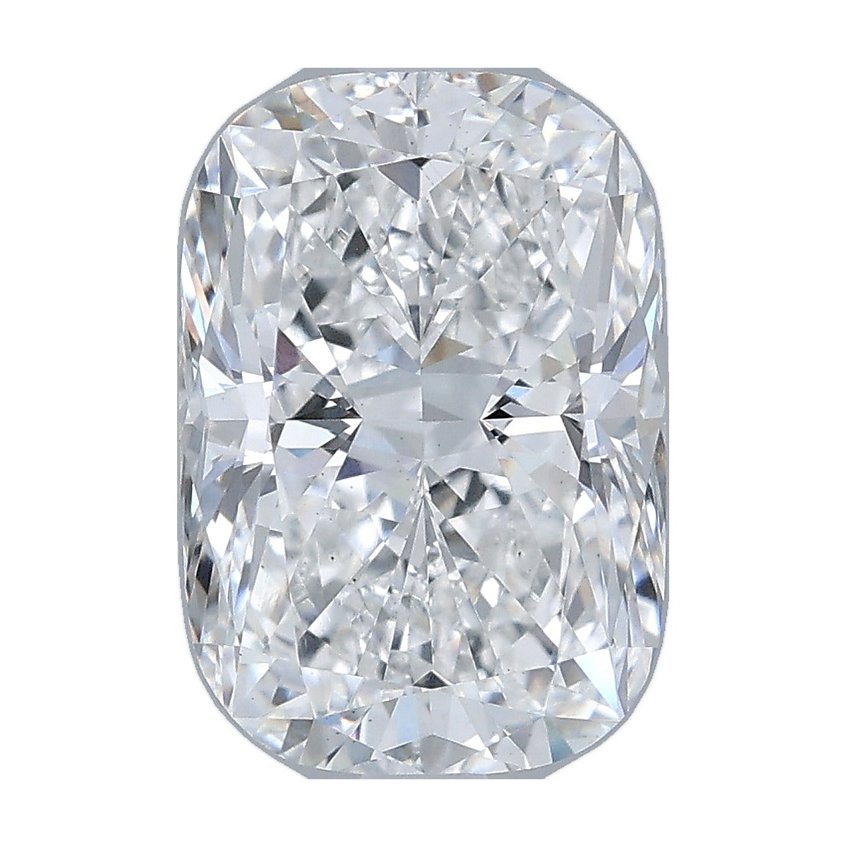3.07 ct elongated cushion lab-grown diamond, E color, VS1 clarity, IGI certified, still from its 360° video