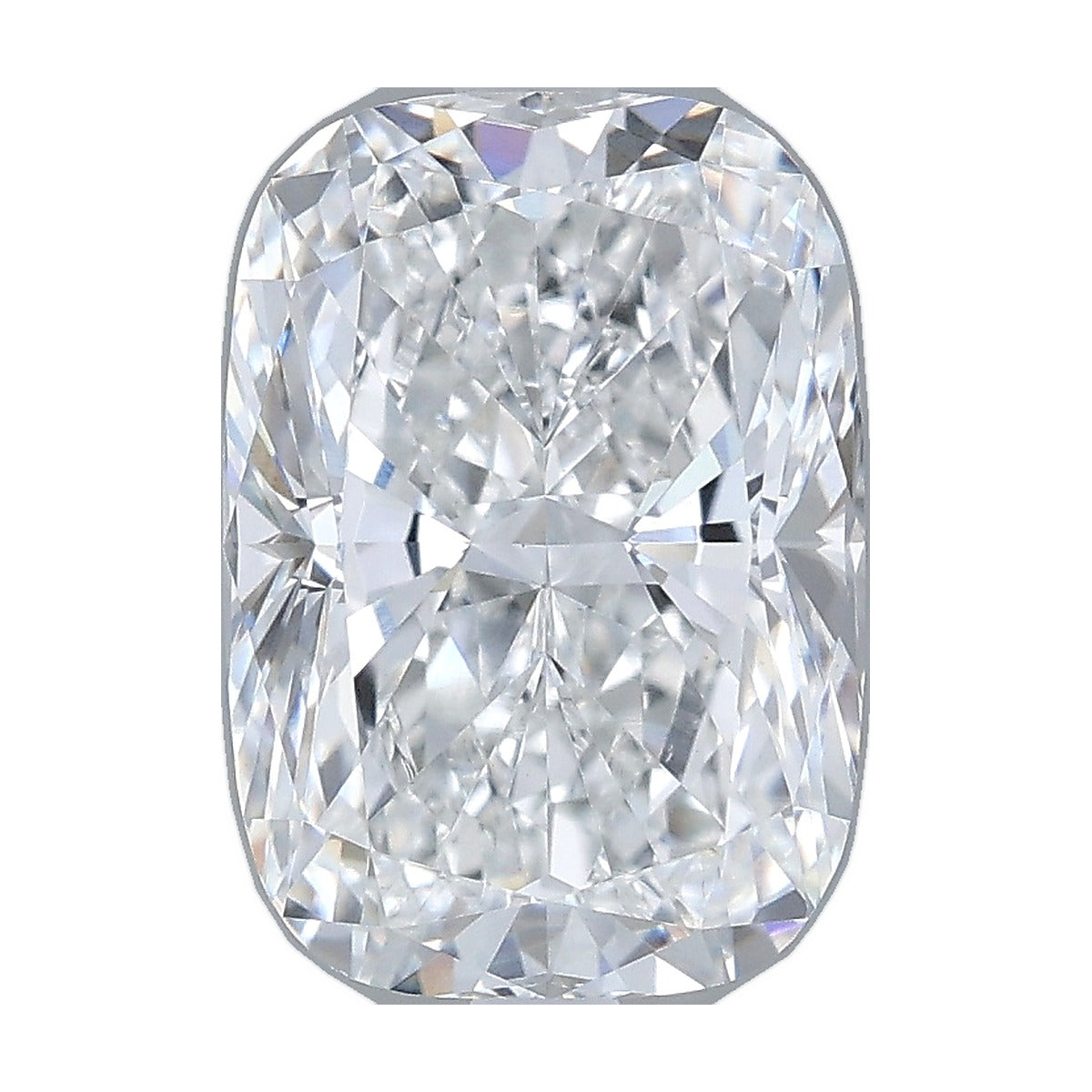 3.07 ct elongated cushion lab-grown diamond, E color, VVS2 clarity, IGI certified, still from its 360° video