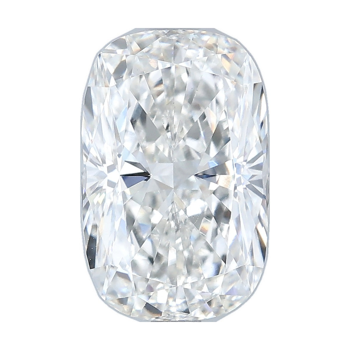 3.07 ct elongated cushion lab-grown diamond, F color, VVS2 clarity, IGI certified, still from its 360° video
