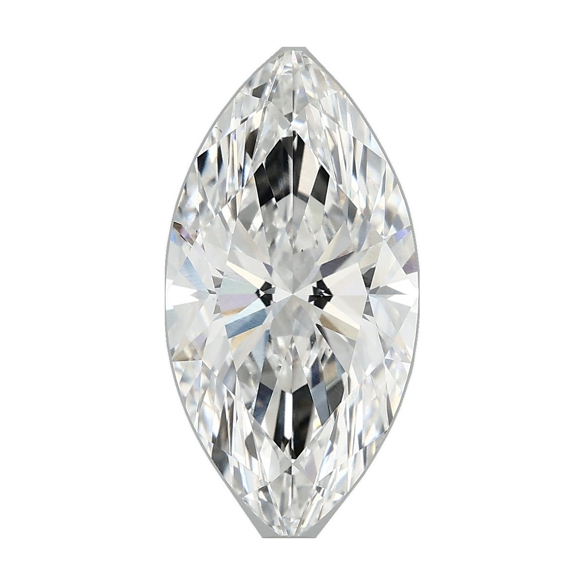 3.07 ct marquise lab-grown diamond, E color, VS1 clarity, IGI certified, still from its 360° video