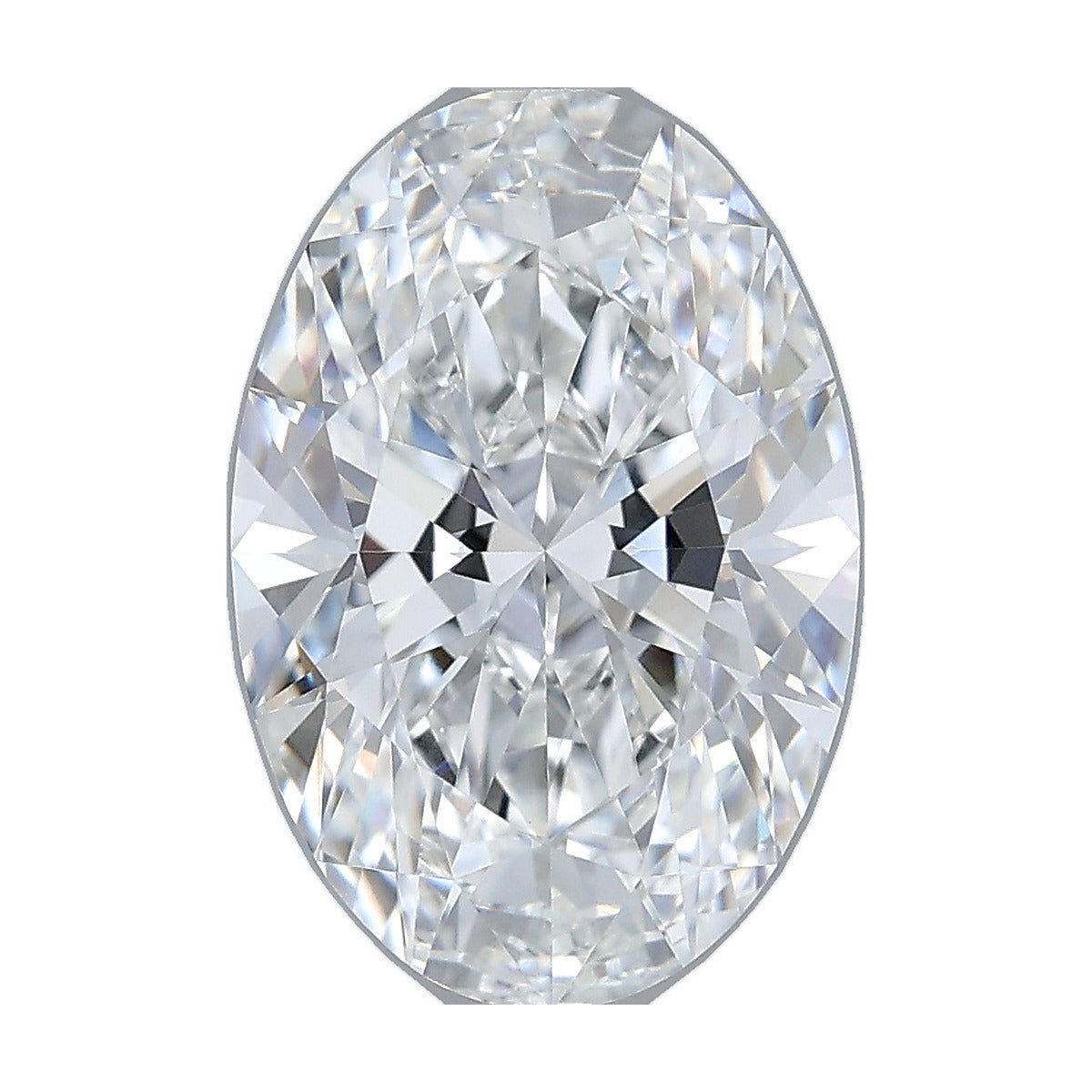 3.07 ct oval lab-grown diamond, E color, VVS2 clarity, IGI certified, still from its 360° video