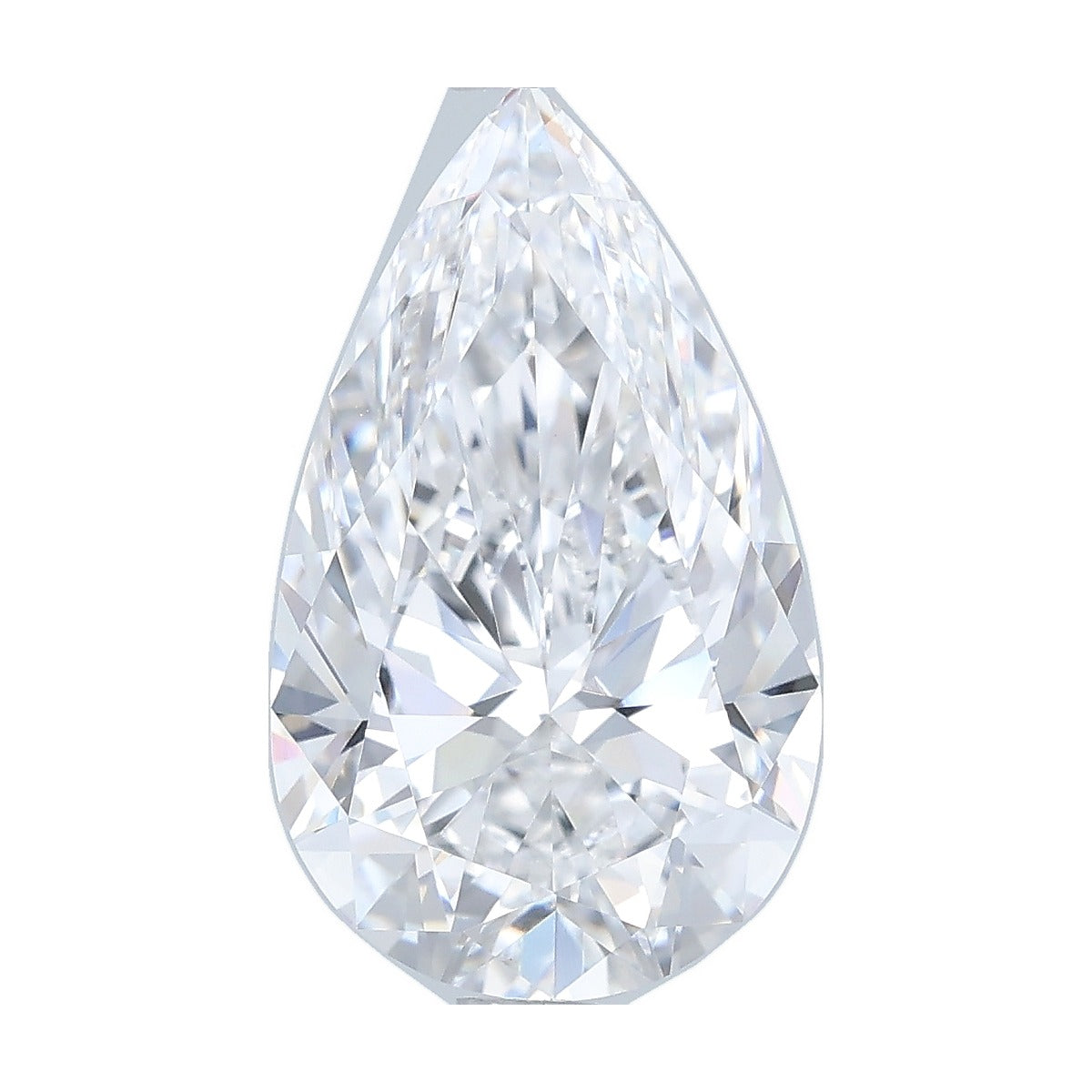 3.07 ct pear lab-grown diamond, D color, VVS2 clarity, IGI certified, still from its 360° video