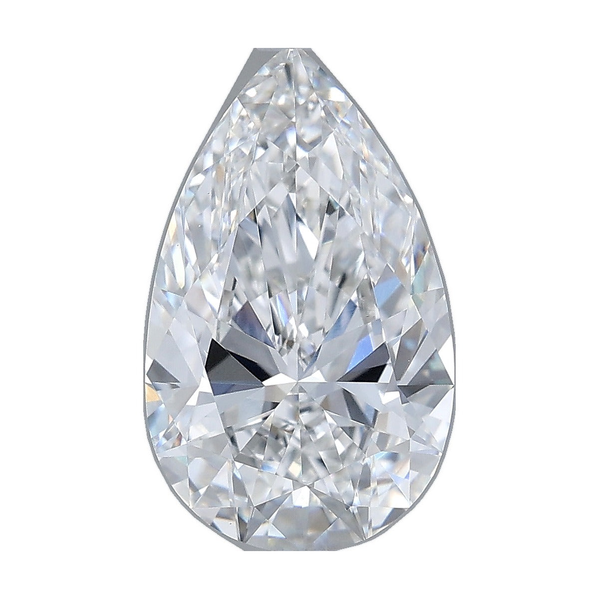 3.07 ct pear lab-grown diamond, E color, VVS2 clarity, IGI certified, still from its 360° video