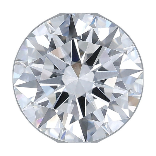 3.07 ct round lab-grown diamond, D color, VVS2 clarity, IGI certified, still from its 360° video