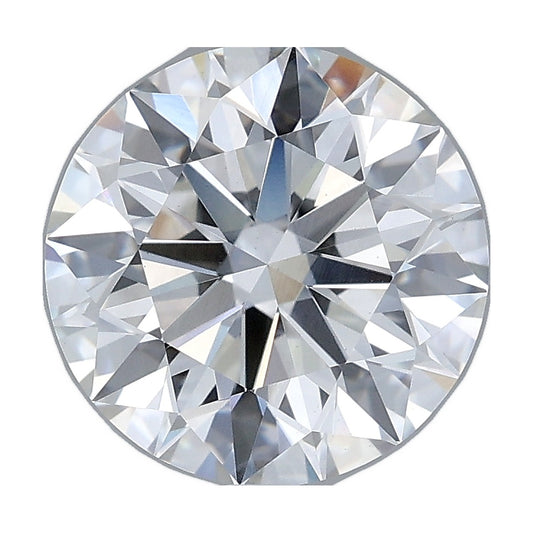 3.07 ct round lab-grown diamond, F color, VS1 clarity, IGI certified, still from its 360° video