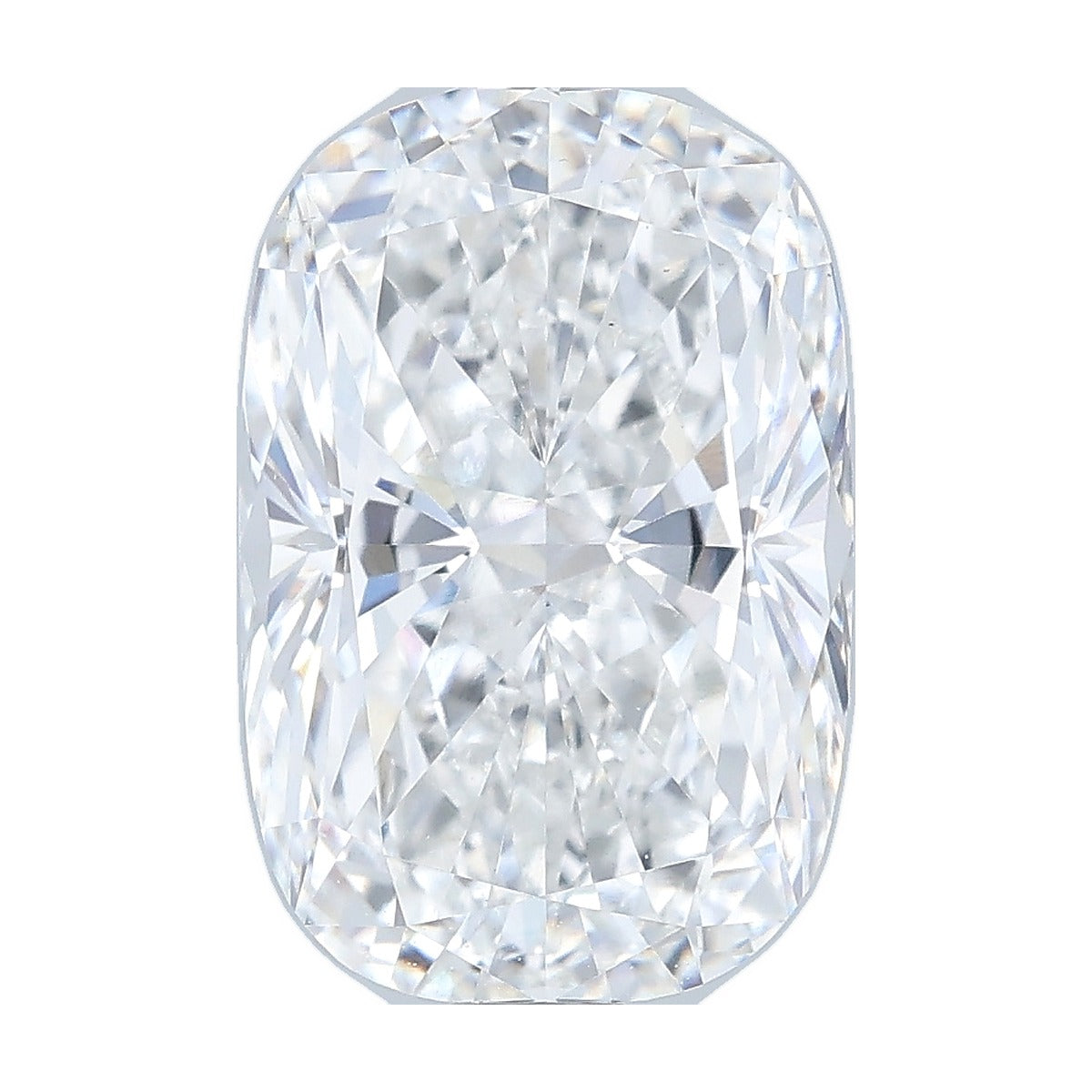 3.08 ct elongated cushion lab-grown diamond, E color, VS1 clarity, IGI certified, still from its 360° video