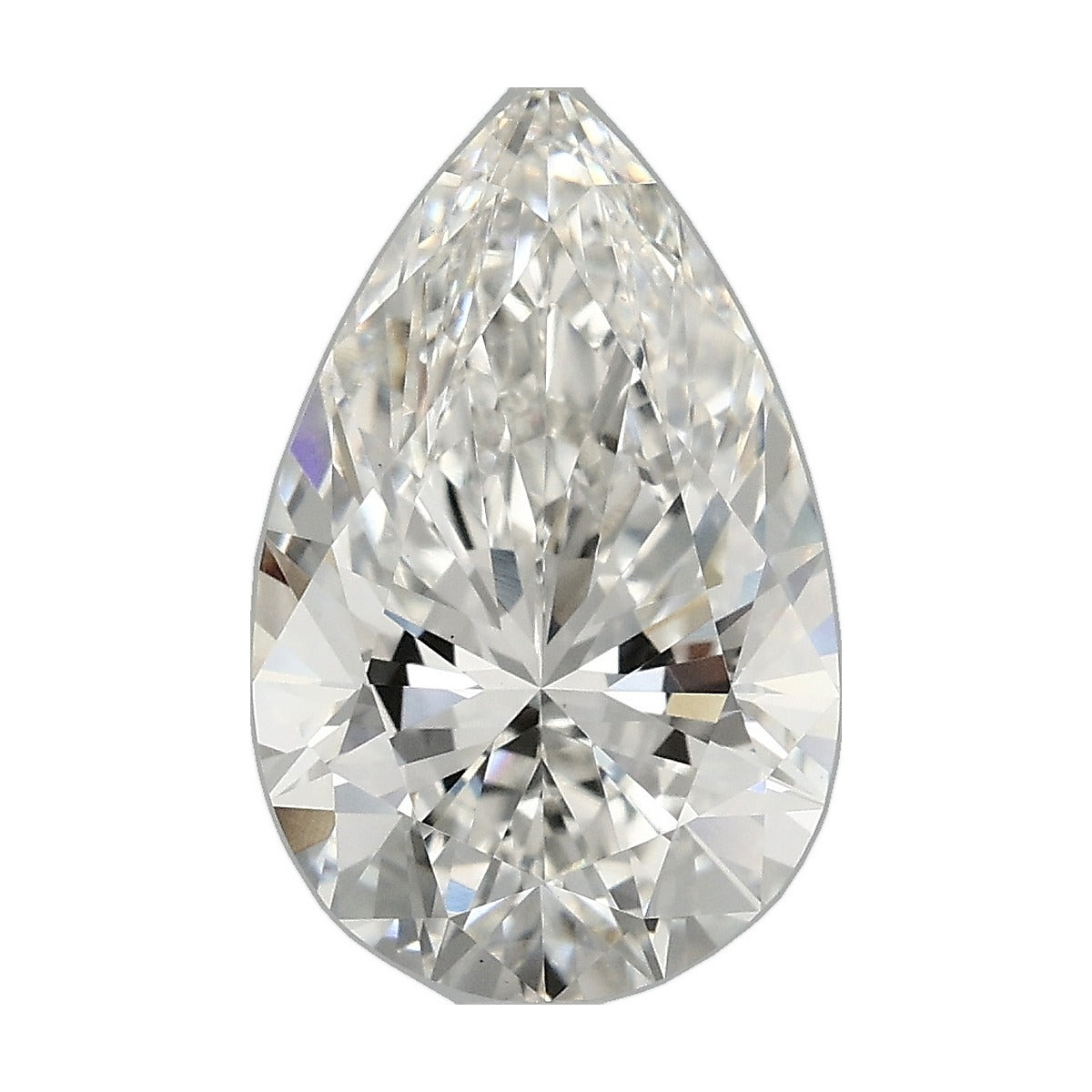 3.08 ct pear lab-grown diamond, F color, VS1 clarity, IGI certified, still from its 360° video