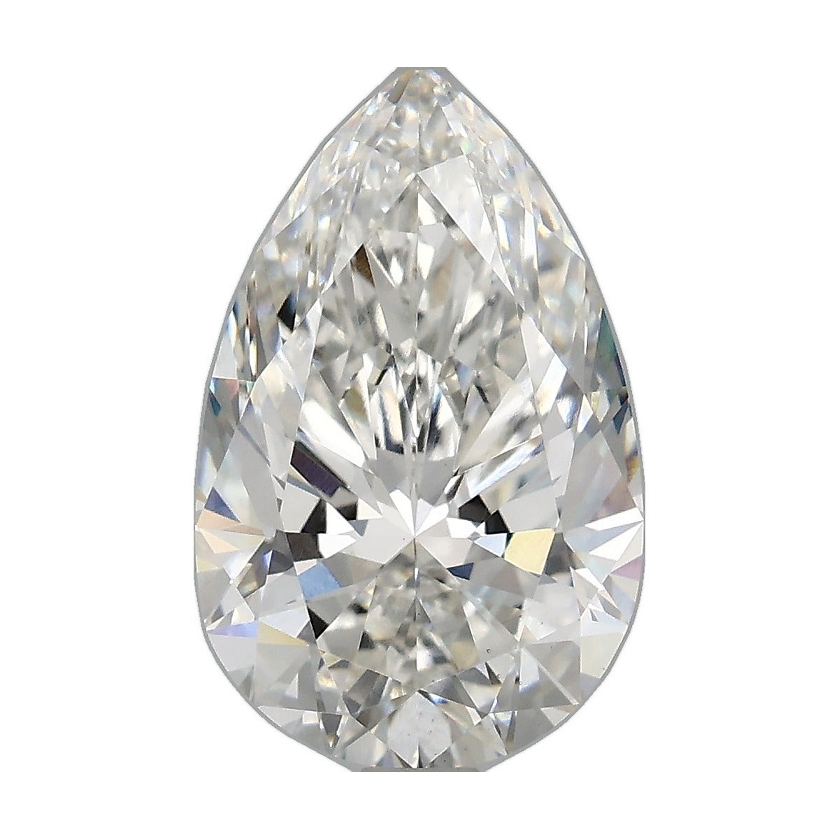 3.08 ct pear lab-grown diamond, F color, VS1 clarity, IGI certified, still from its 360° video