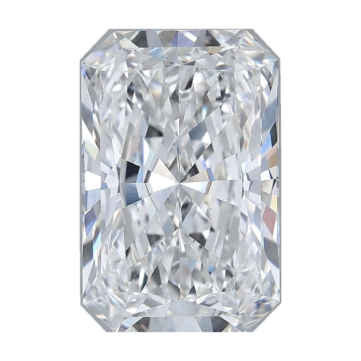 3.08 ct radiant lab-grown diamond, E color, VS1 clarity, IGI certified, still from its 360° video