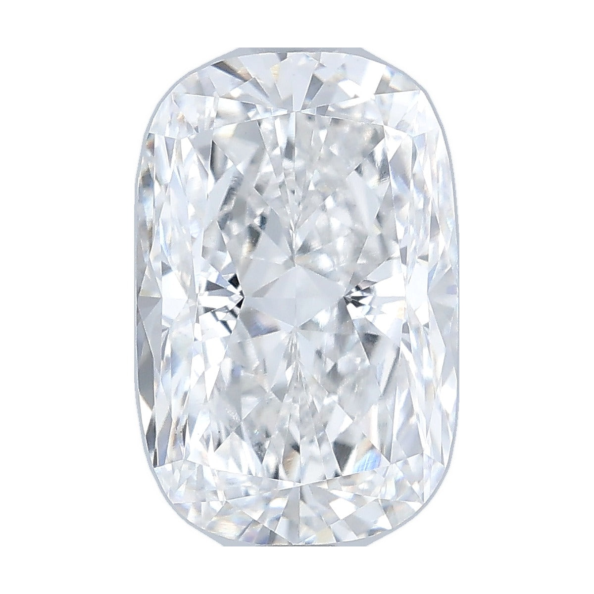 3.09 ct elongated cushion lab-grown diamond, E color, VS1 clarity, IGI certified, still from its 360° video