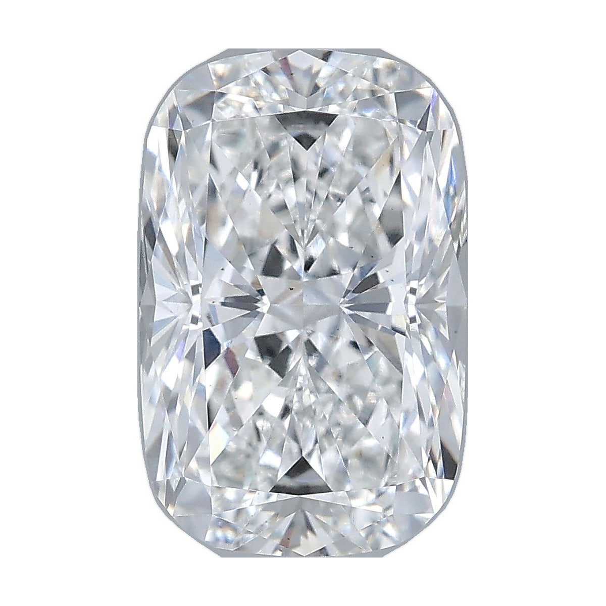 3.09 ct elongated cushion lab-grown diamond, E color, VS1 clarity, IGI certified, still from its 360° video