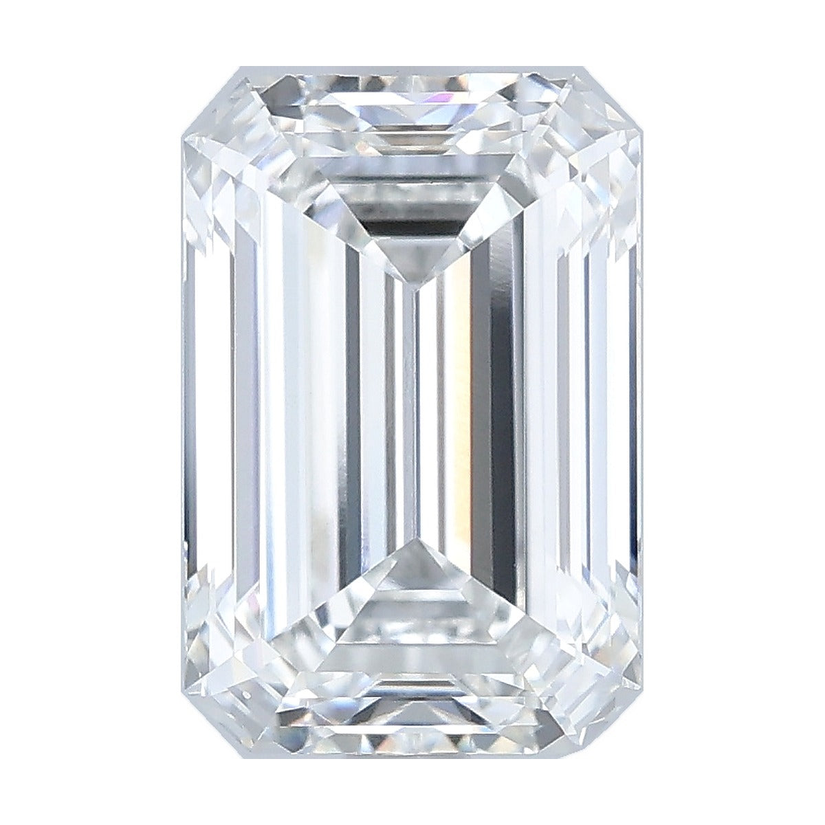 3.09 ct emerald lab-grown diamond, F color, VS1 clarity, IGI certified, still from its 360° video