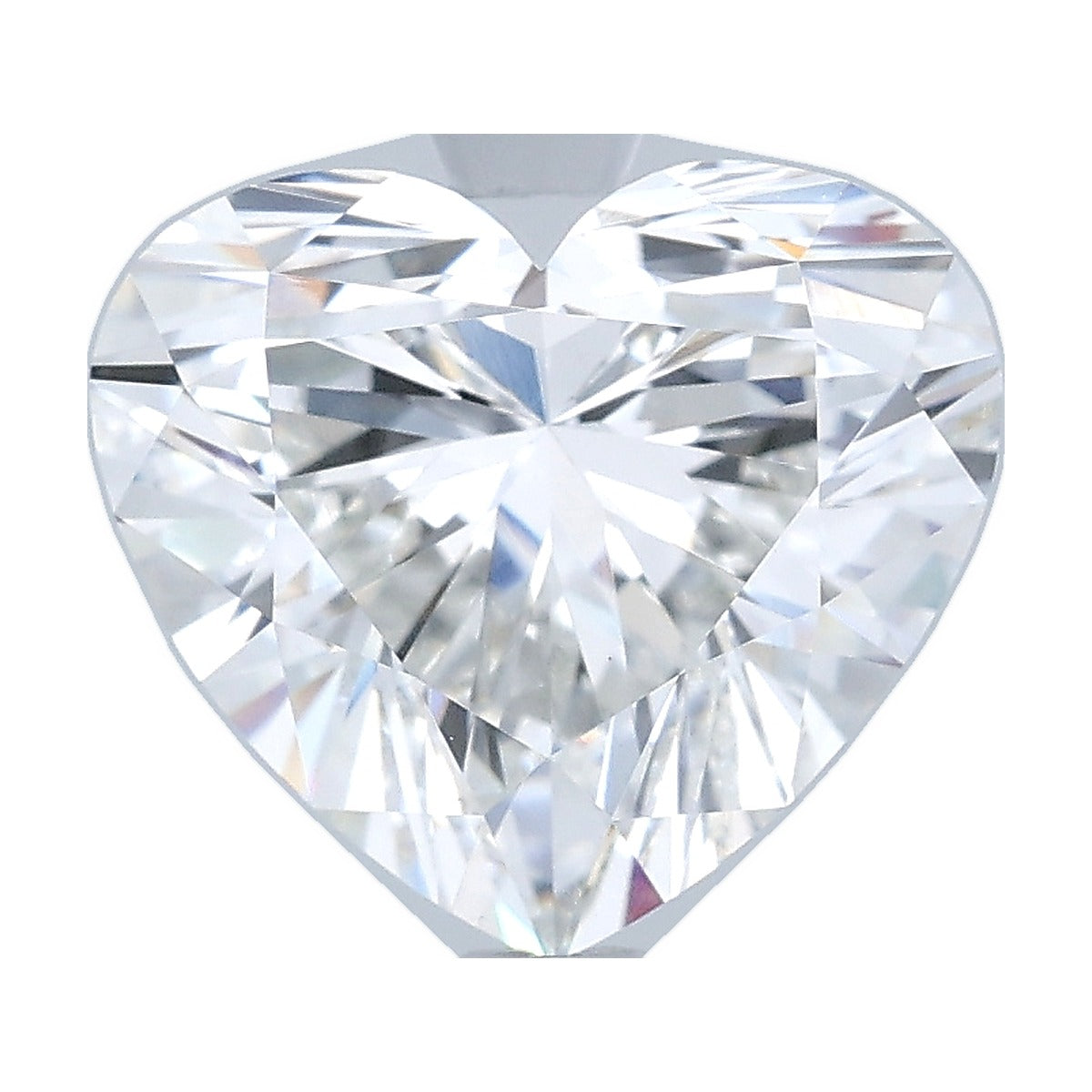 3.09 ct heart lab-grown diamond, F color, VVS2 clarity, IGI certified, still from its 360° video