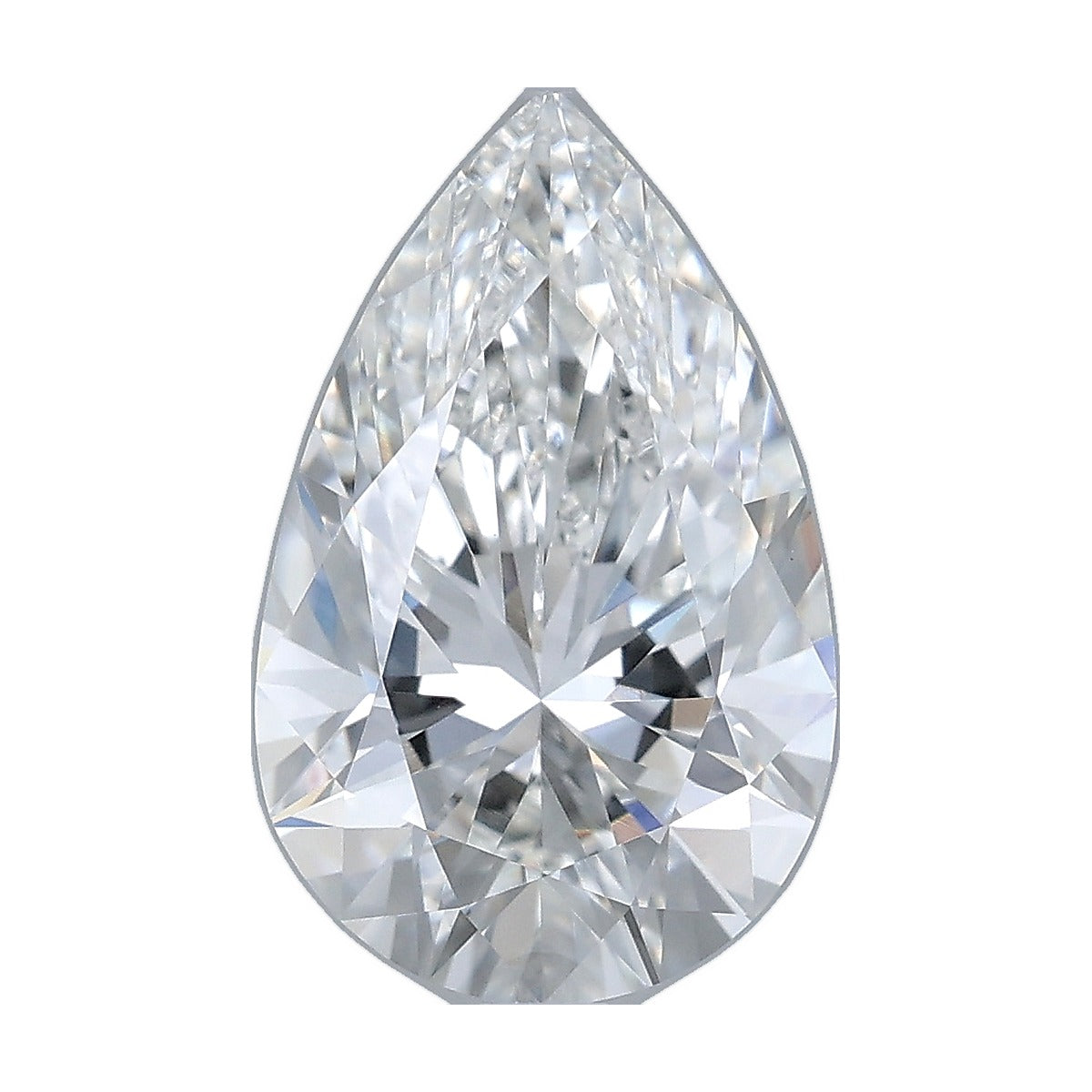 3.09 ct pear lab-grown diamond, F color, VVS2 clarity, IGI certified, still from its 360° video