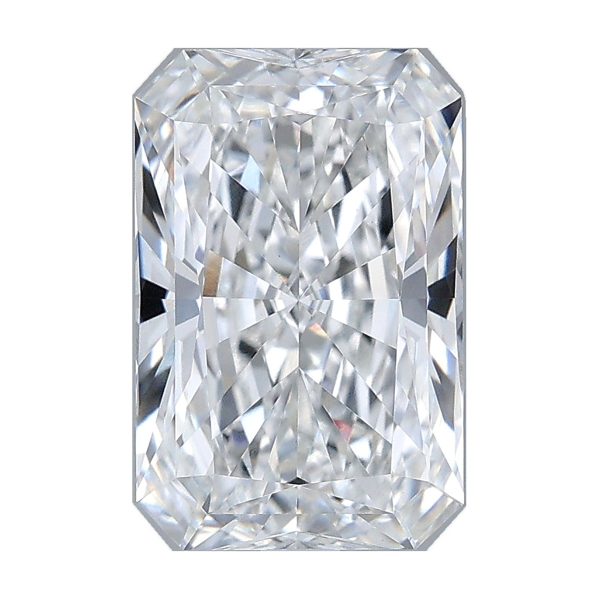 3.09 ct radiant lab-grown diamond, E color, VVS2 clarity, IGI certified, still from its 360° video