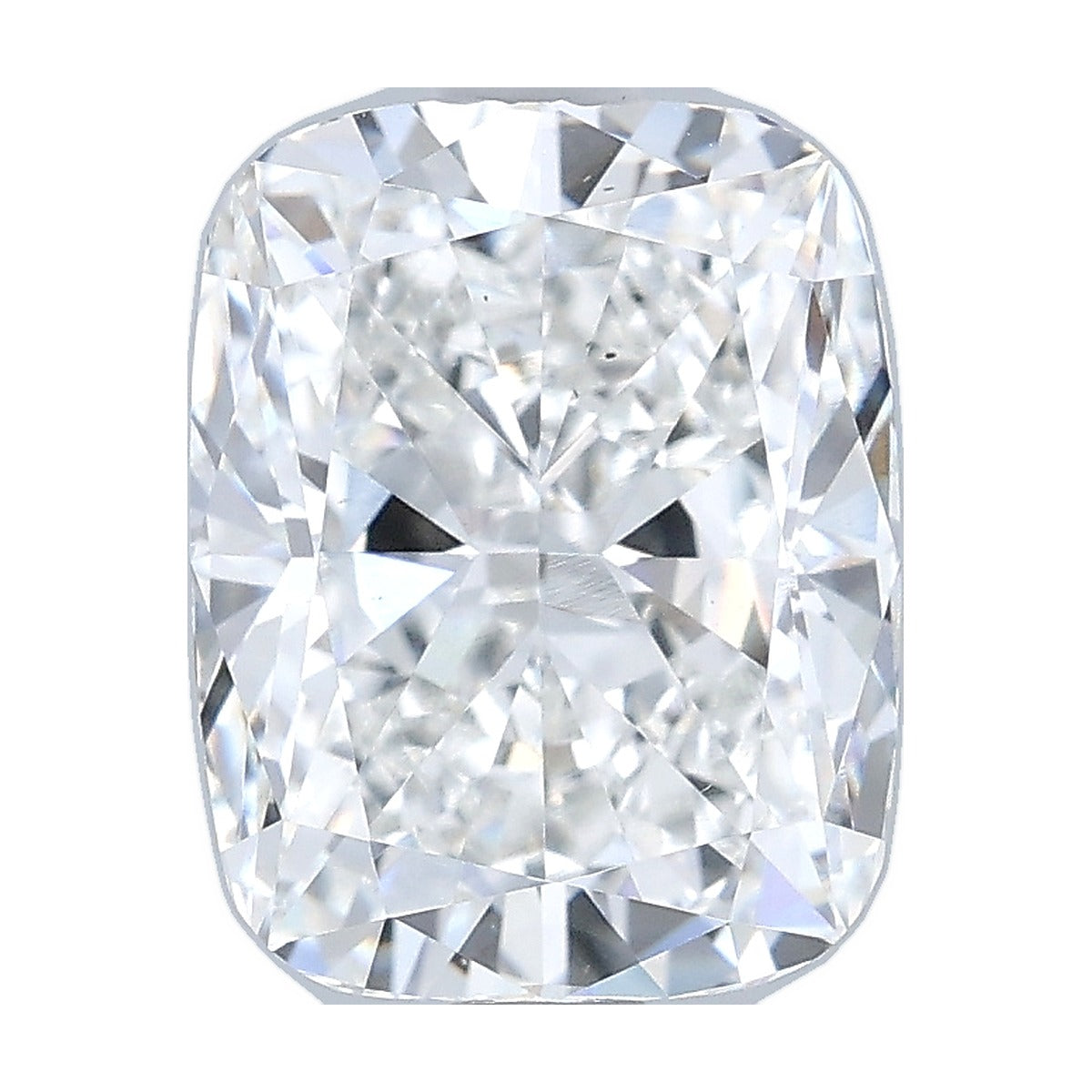 3.10 ct elongated cushion lab-grown diamond, E color, VS2 clarity, IGI certified, still from its 360° video