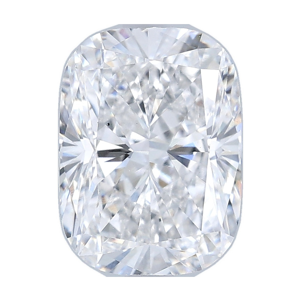 3.11 ct elongated cushion lab-grown diamond, E color, VS1 clarity, IGI certified, still from its 360° video