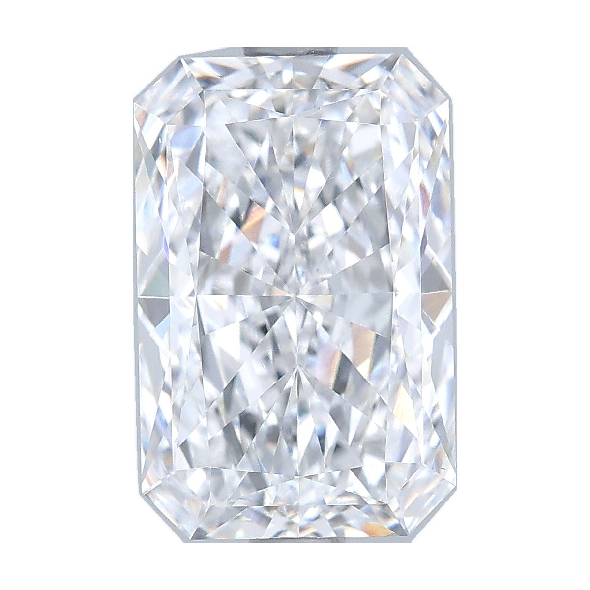 3.12 ct radiant lab-grown diamond, D color, VVS2 clarity, GIA certified, still from its 360° video