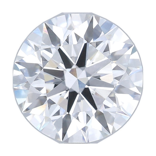 3.13 ct round lab-grown diamond, F color, VVS2 clarity, GIA certified, still from its 360° video