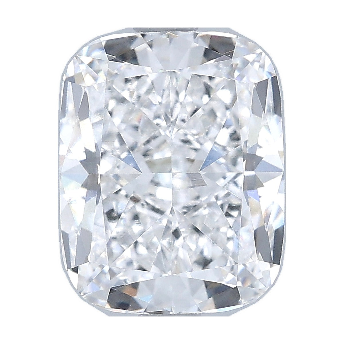3.14 ct elongated cushion lab-grown diamond, D color, VVS1 clarity, IGI certified, still from its 360° video