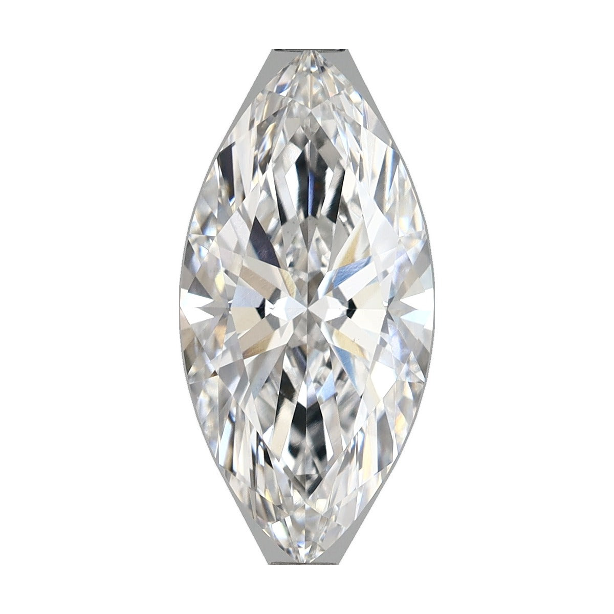 3.14 ct marquise lab-grown diamond, E color, VS1 clarity, IGI certified, still from its 360° video
