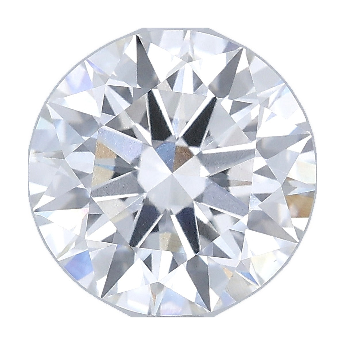3.14 ct round lab-grown diamond, F color, VS1 clarity, GIA certified, still from its 360° video