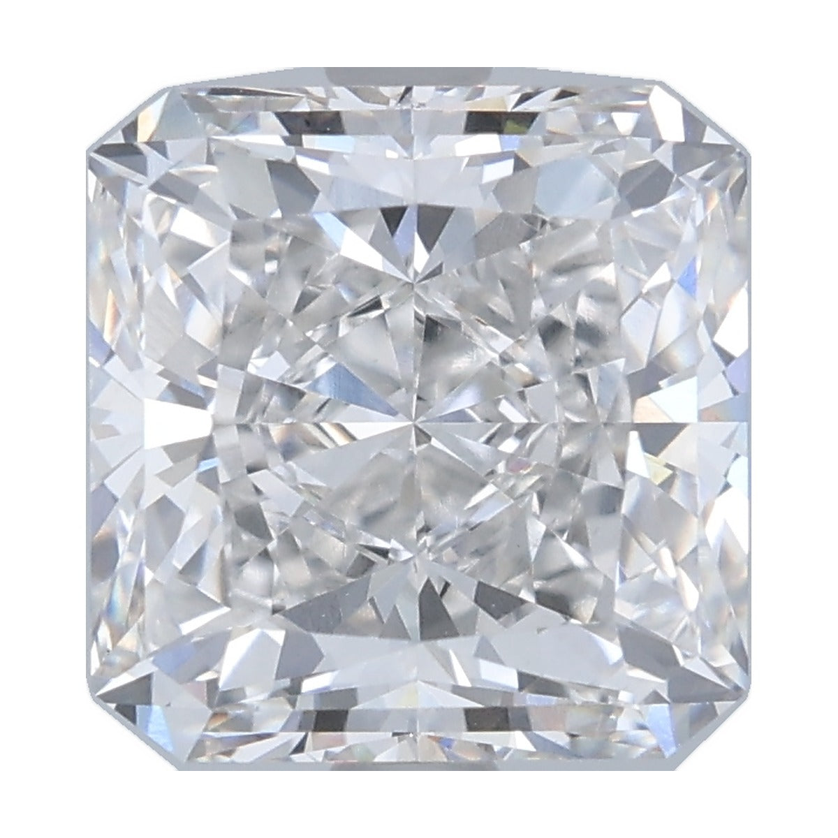 3.14 ct square radiant lab-grown diamond, F color, VS1 clarity, IGI certified, still from its 360° video