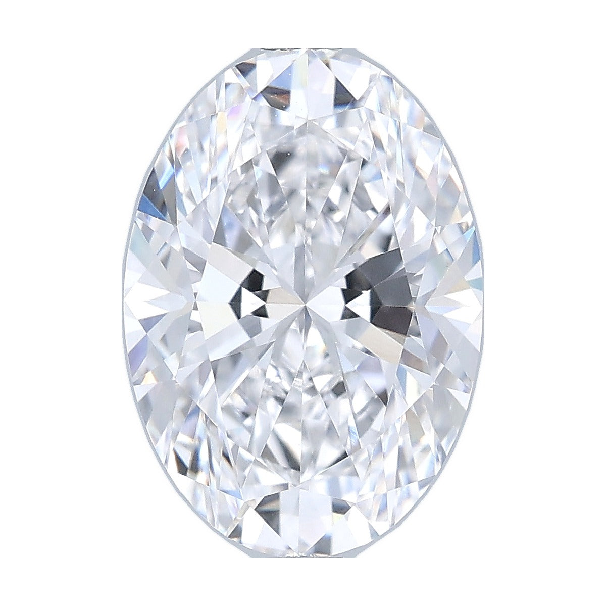 3.21 ct oval lab-grown diamond, D color, VVS1 clarity, IGI certified, still from its 360° video