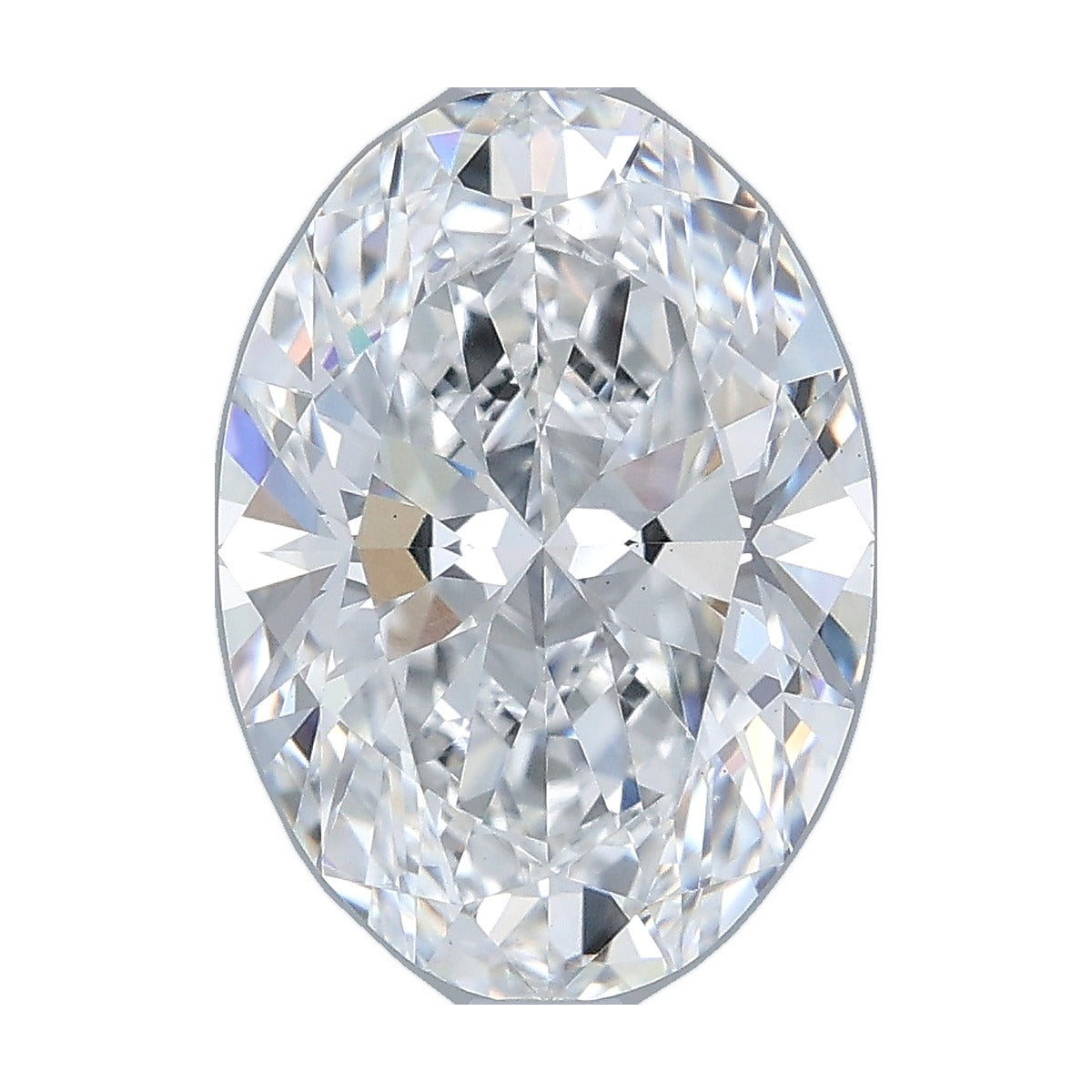 3.22 ct oval lab-grown diamond, E color, VS1 clarity, IGI certified, still from its 360° video
