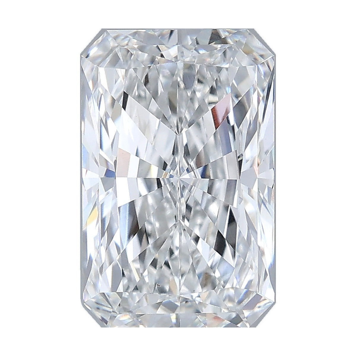 3.22 ct radiant lab-grown diamond, D color, VVS2 clarity, IGI certified, still from its 360° video