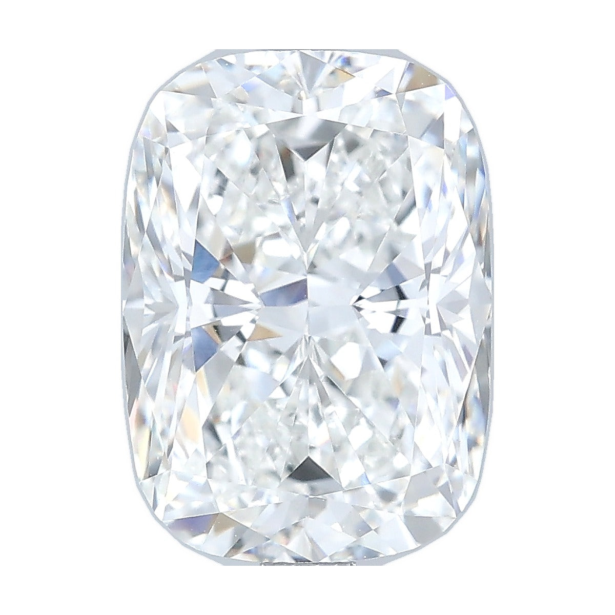 3.23 ct elongated cushion lab-grown diamond, F color, VVS2 clarity, IGI certified, still from its 360° video