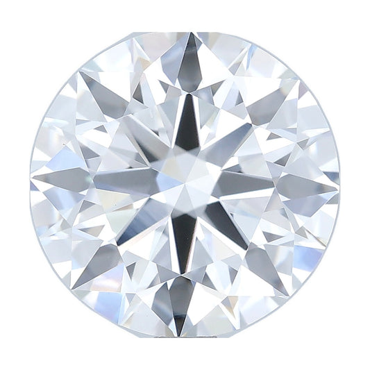 3.23 ct round lab-grown diamond, E color, VVS2 clarity, IGI certified, still from its 360° video