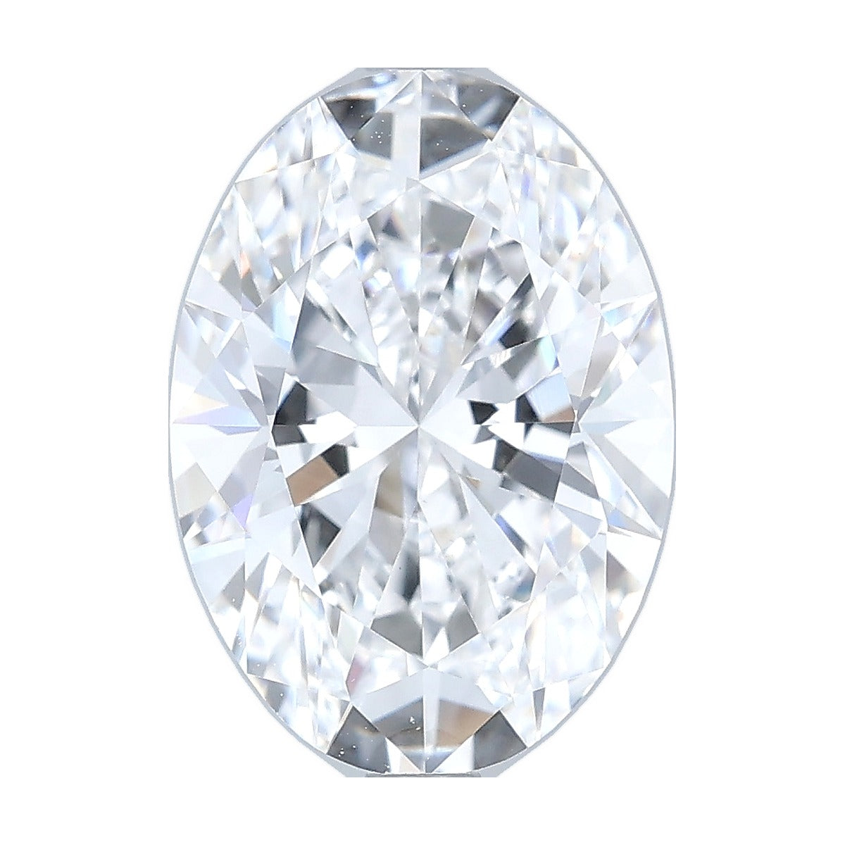 3.24 ct oval lab-grown diamond, D color, VS1 clarity, IGI certified, still from its 360° video