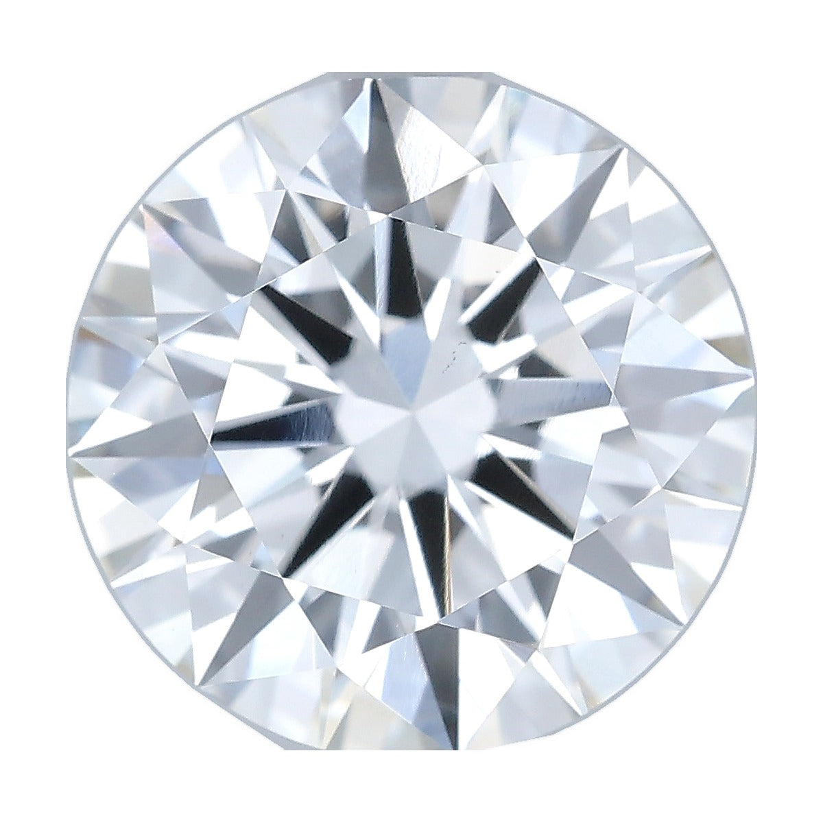 3.24 ct round lab-grown diamond, E color, VS1 clarity, IGI certified, still from its 360° video