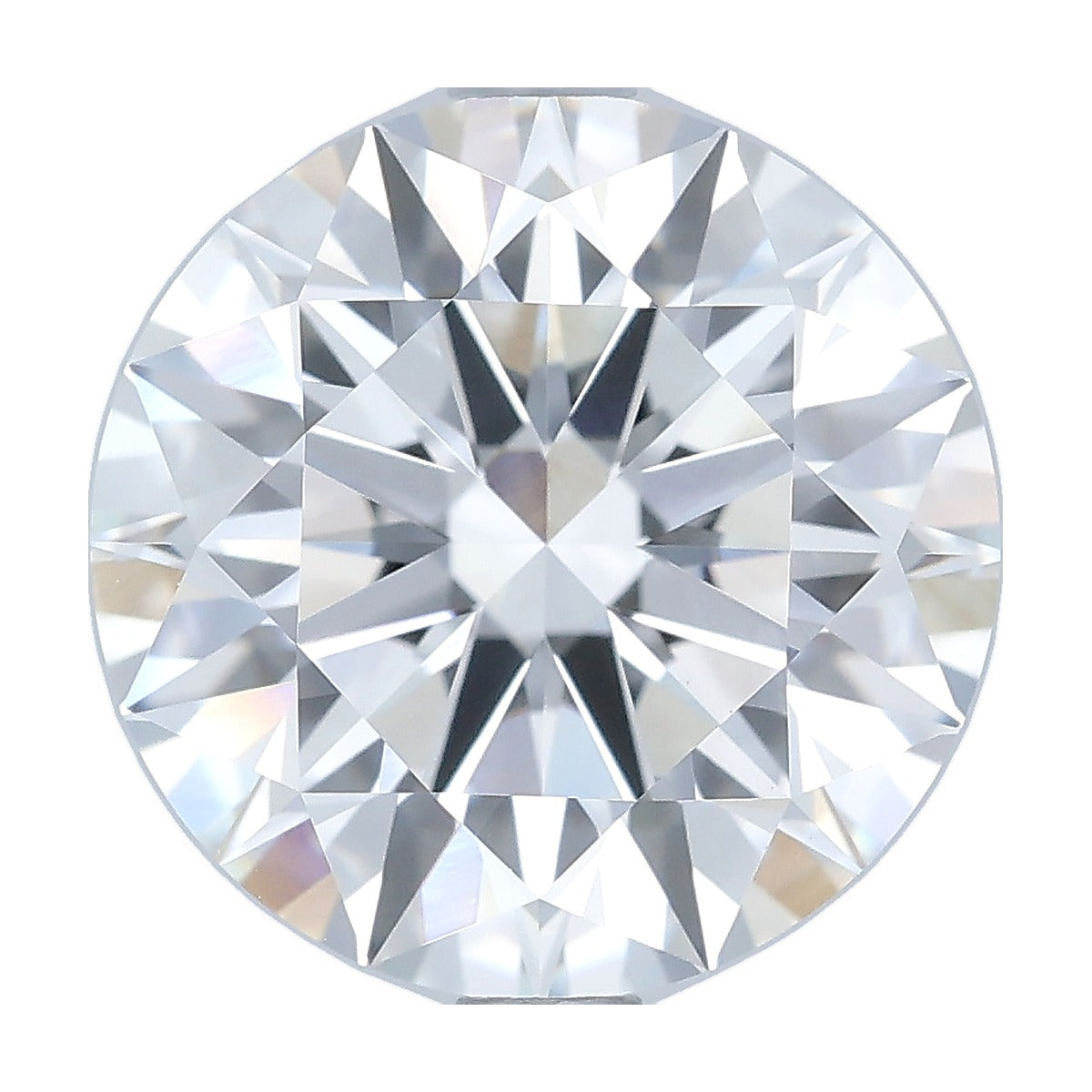 3.24 ct round lab-grown diamond, F color, VVS2 clarity, IGI certified, still from its 360° video