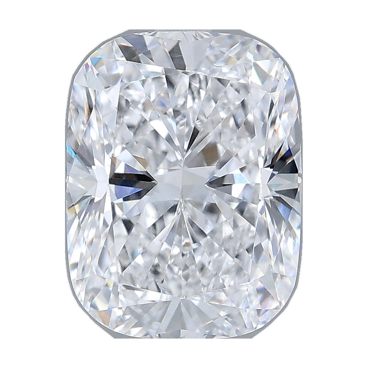 3.25 ct elongated cushion lab-grown diamond, D color, VVS2 clarity, IGI certified, still from its 360° video