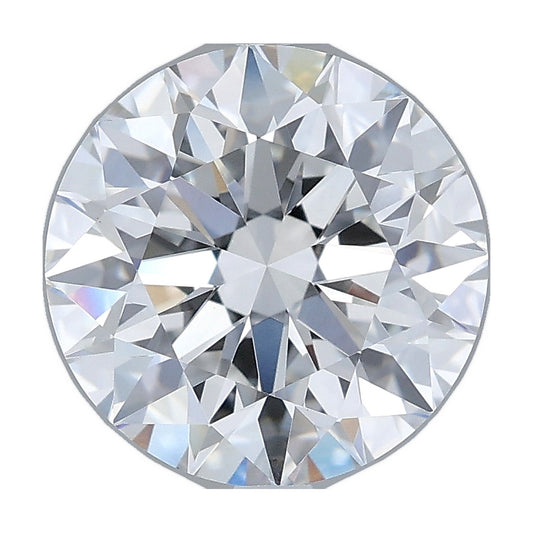 3.25 ct round lab-grown diamond, D color, VVS2 clarity, IGI certified, still from its 360° video
