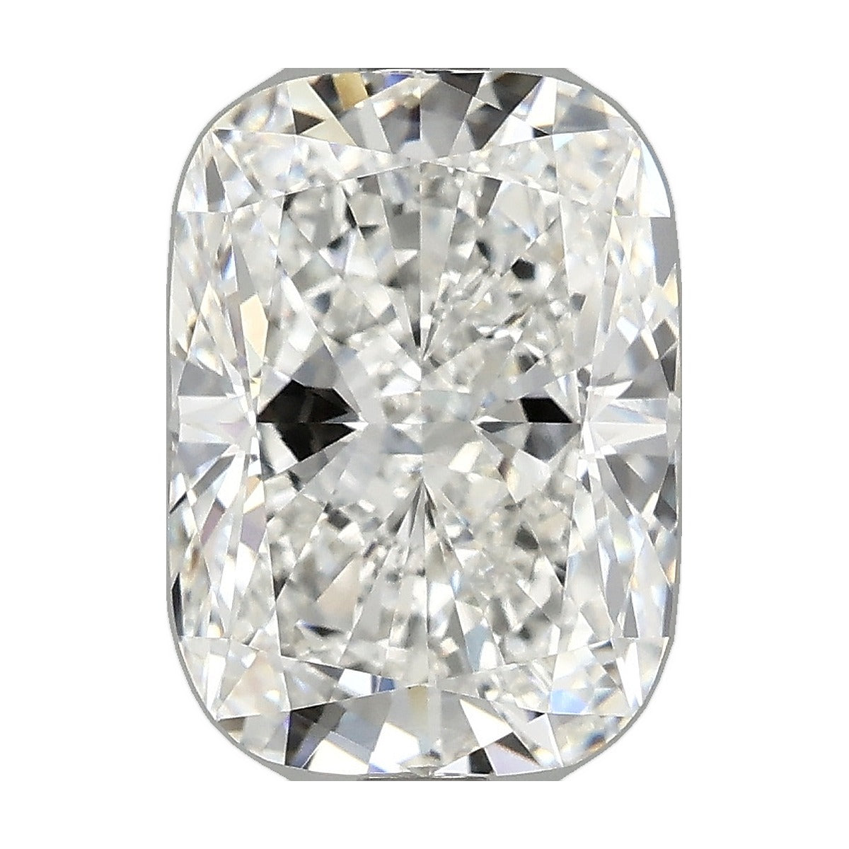 3.26 ct elongated cushion lab-grown diamond, F color, VS1 clarity, IGI certified, still from its 360° video