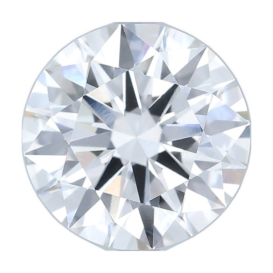3.26 ct round lab-grown diamond, F color, VS1 clarity, IGI certified, still from its 360° video