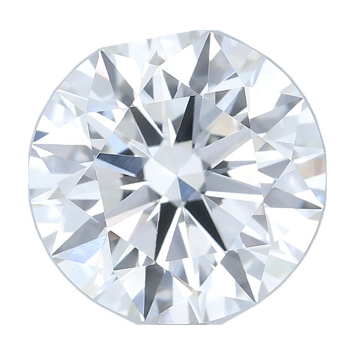 3.26 ct round lab-grown diamond, F color, VS1 clarity, IGI certified, still from its 360° video