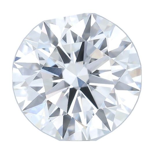 3.26 ct round lab-grown diamond, F color, VS1 clarity, IGI certified, still from its 360° video