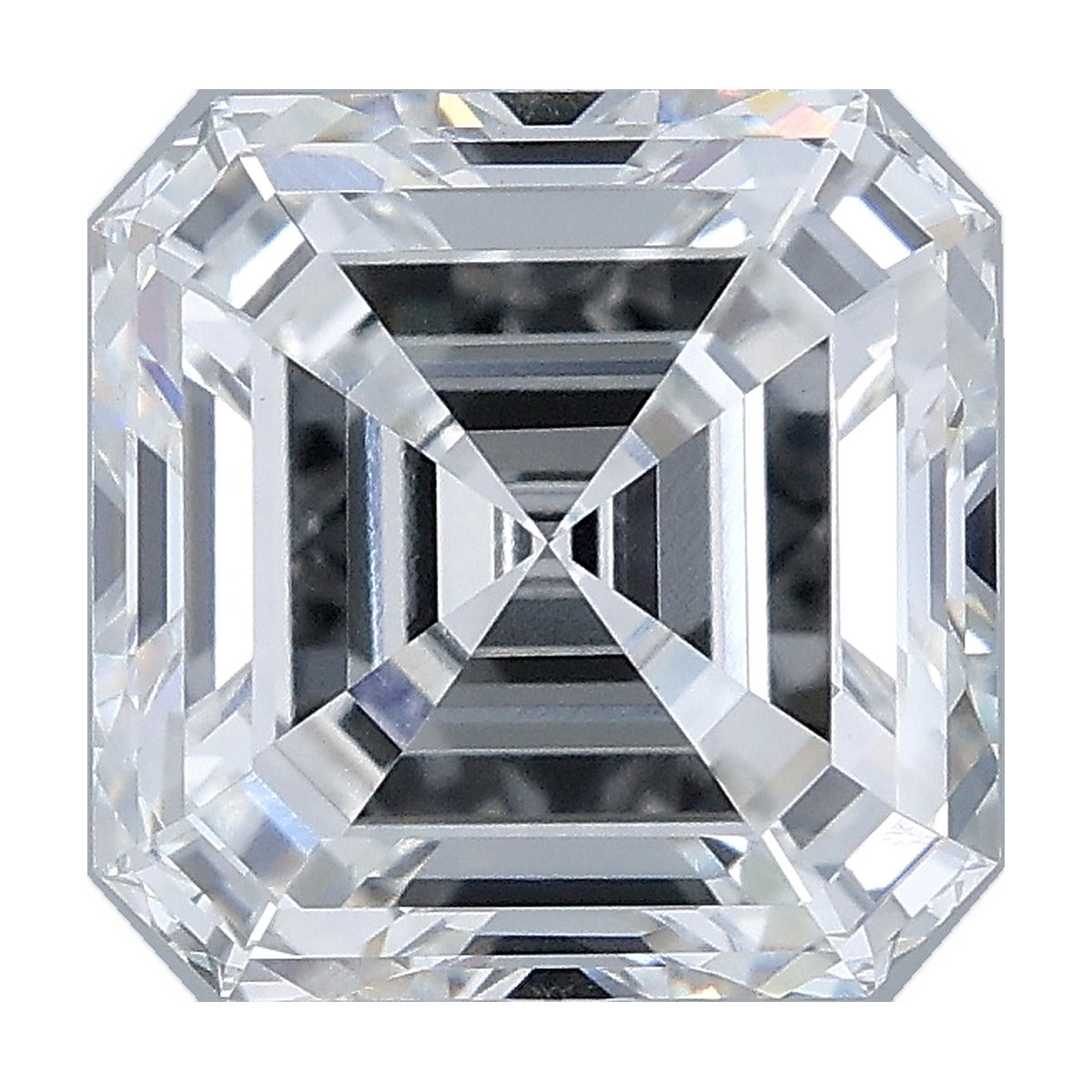 3.27 ct asscher lab-grown diamond, F color, VVS2 clarity, IGI certified, still from its 360° video